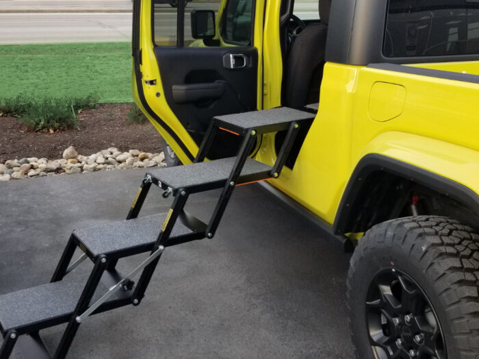 Pet Loader Flip Yellow Vehicle Side Entry